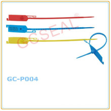Sello de seguridad plástico con etiqueta GC-P004